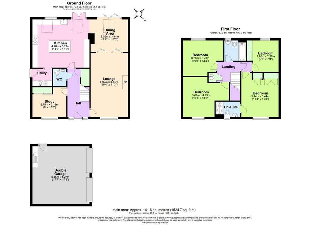 4 bedroom detached house for sale - floorplan