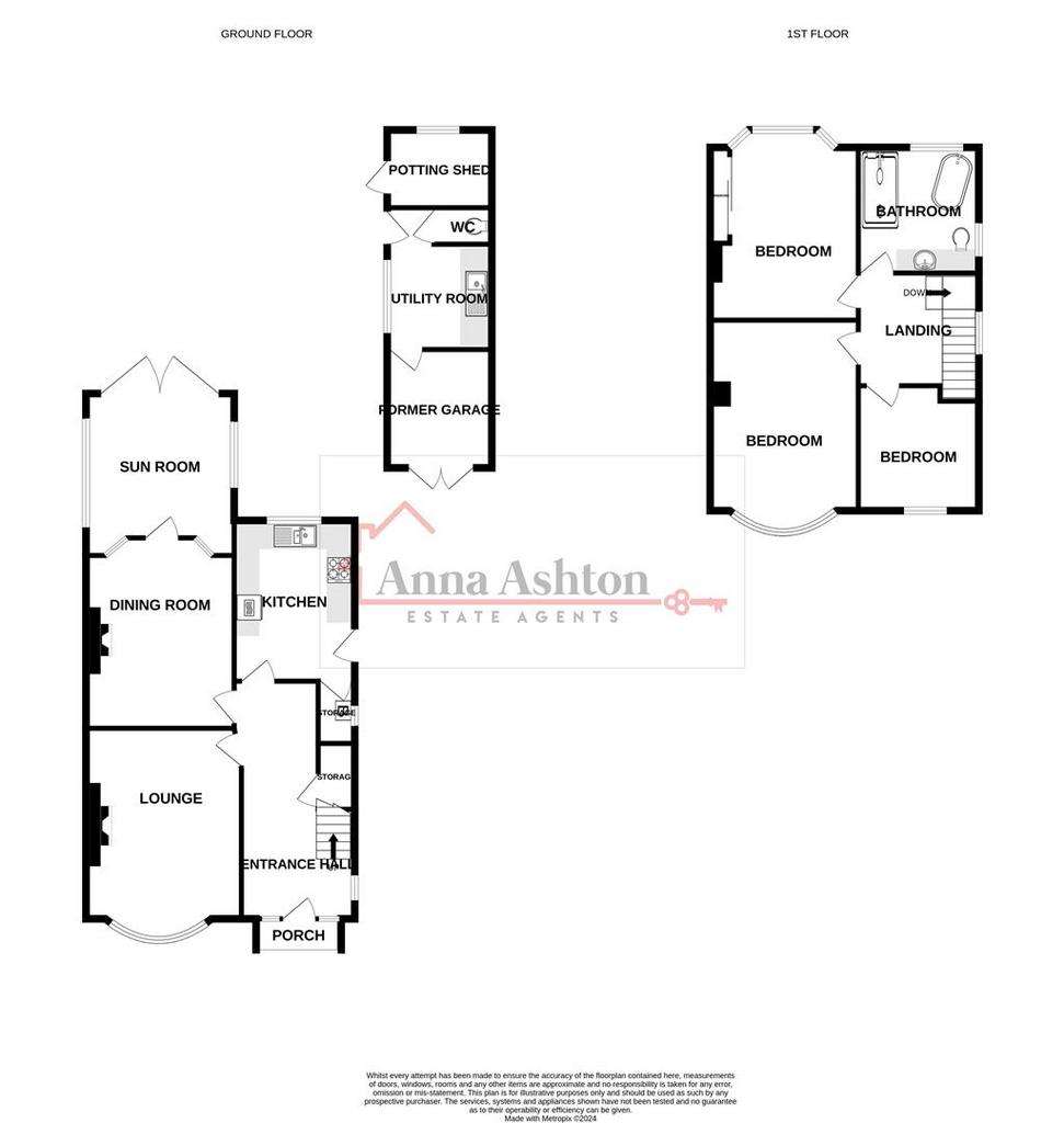 3 bedroom semi-detached house for sale - floorplan