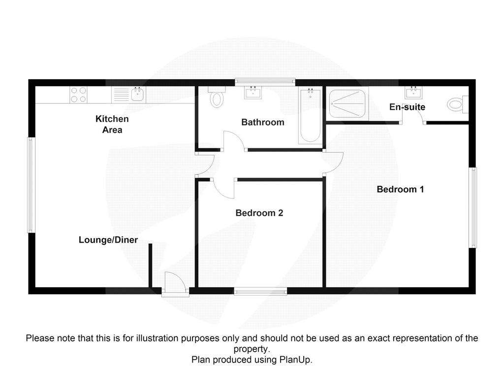 2 bedroom flat for sale - floorplan