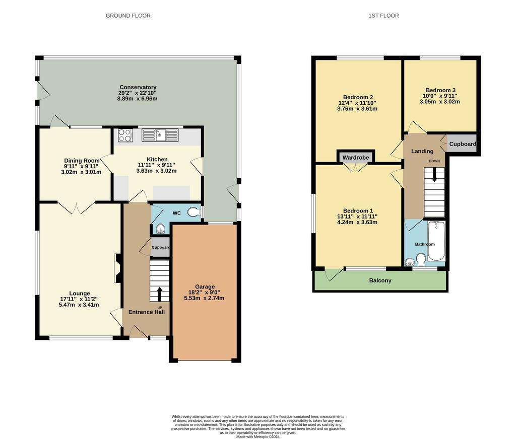 3 bedroom detached house for sale - floorplan