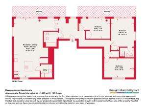 3 bedroom flat to rent - floorplan