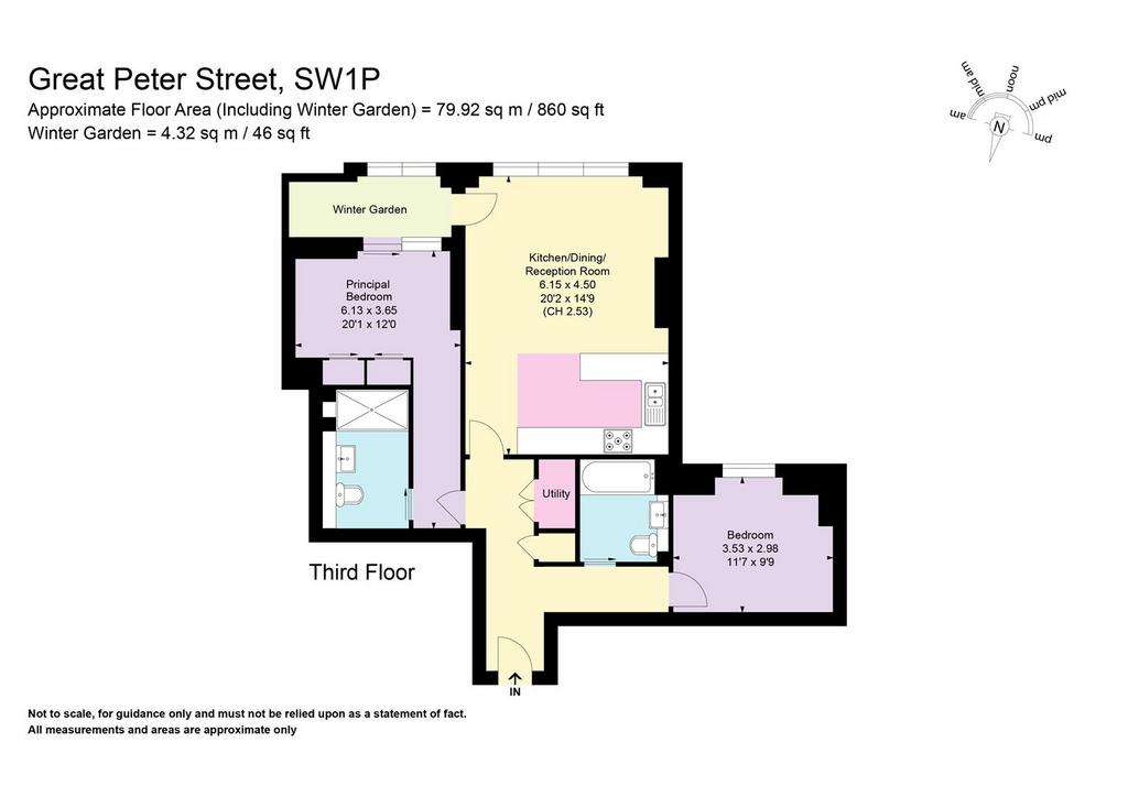 2 bedroom flat to rent - floorplan