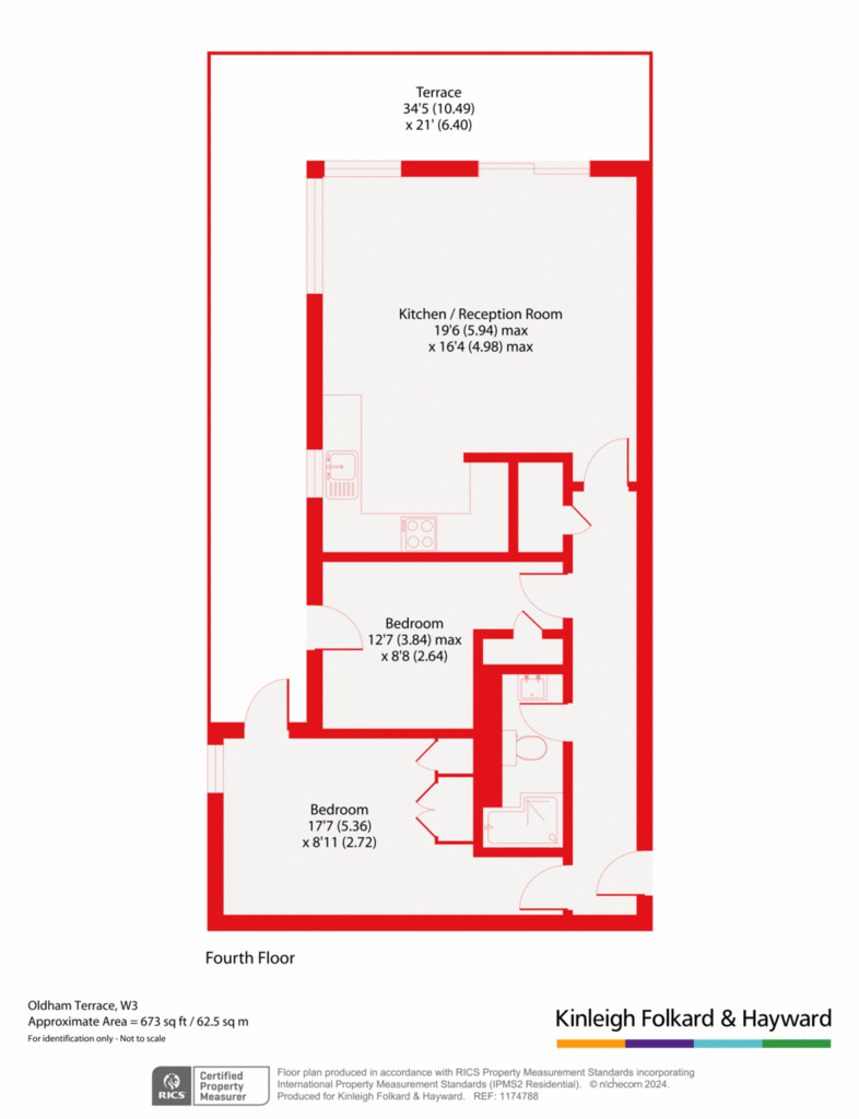 2 bedroom flat for sale - floorplan