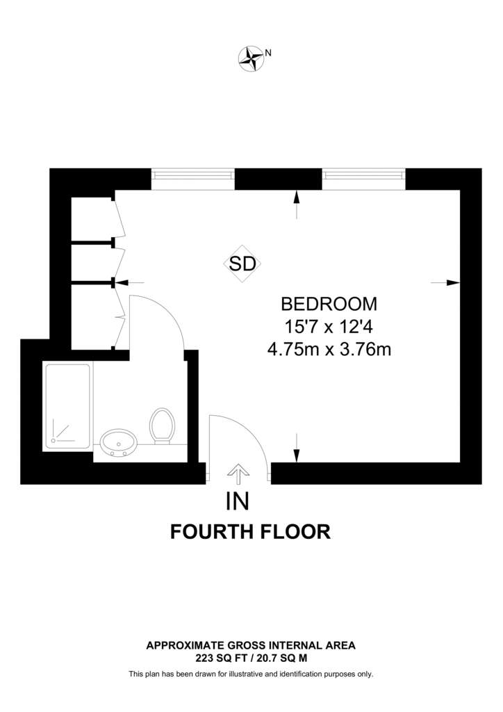 Room to rent - floorplan