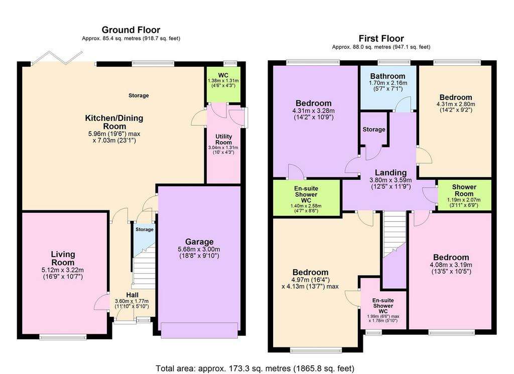 4 bedroom detached house for sale - floorplan