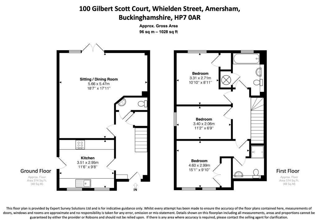 3 bedroom semi-detached house for sale - floorplan