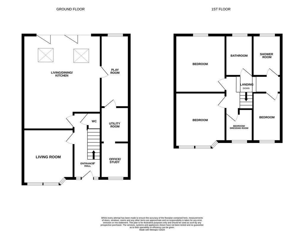 4 bedroom semi-detached house for sale - floorplan