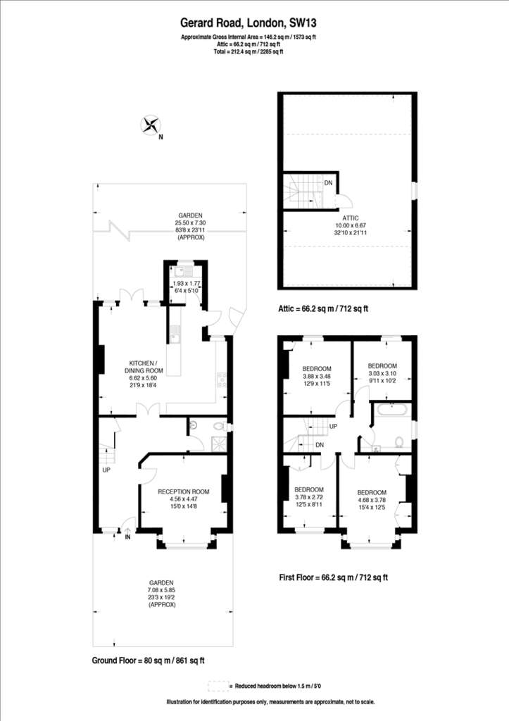 4 bedroom semi-detached house to rent - floorplan