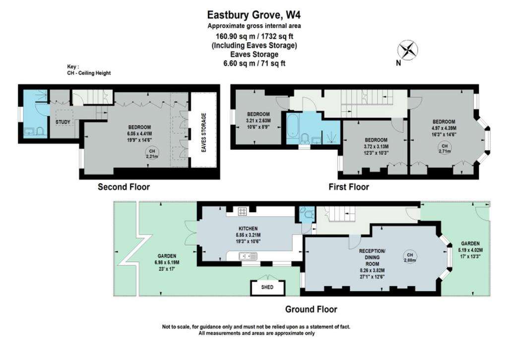 4 bedroom terraced house for sale - floorplan