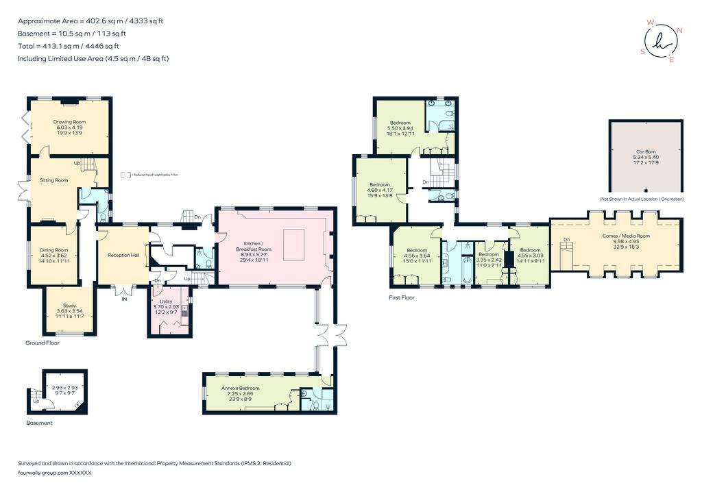 6 bedroom detached house for sale - floorplan