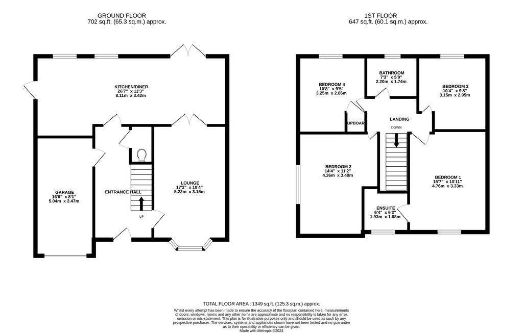 4 bedroom detached house for sale - floorplan