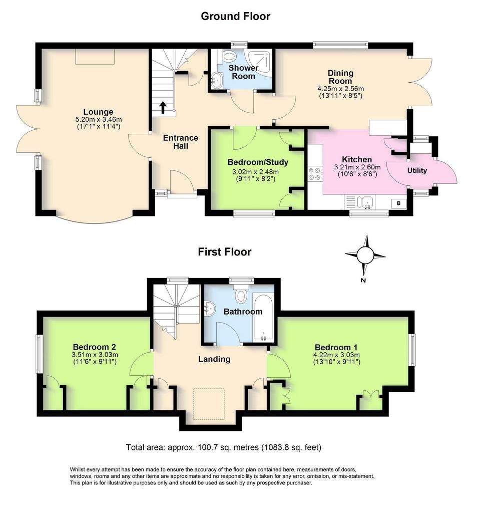 3 bedroom detached house for sale - floorplan