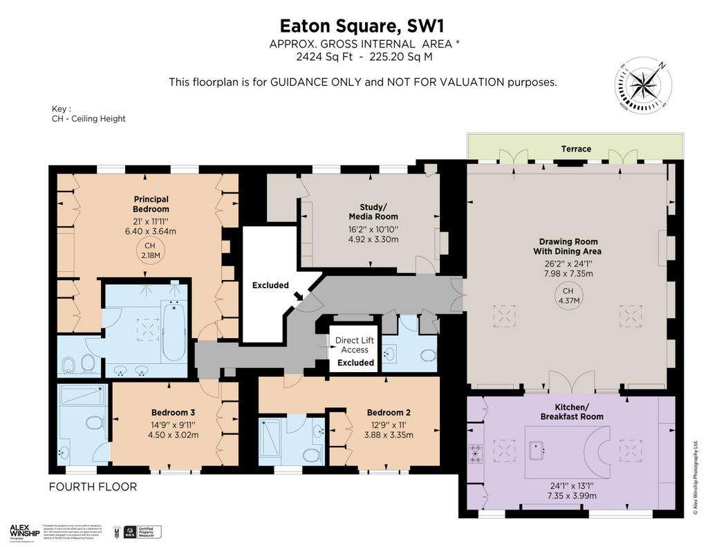 3 bedroom flat to rent - floorplan