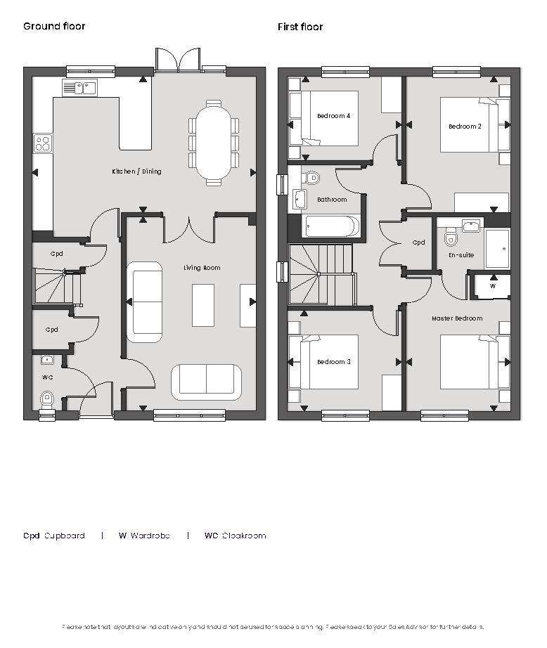 4 bedroom detached house for sale - floorplan