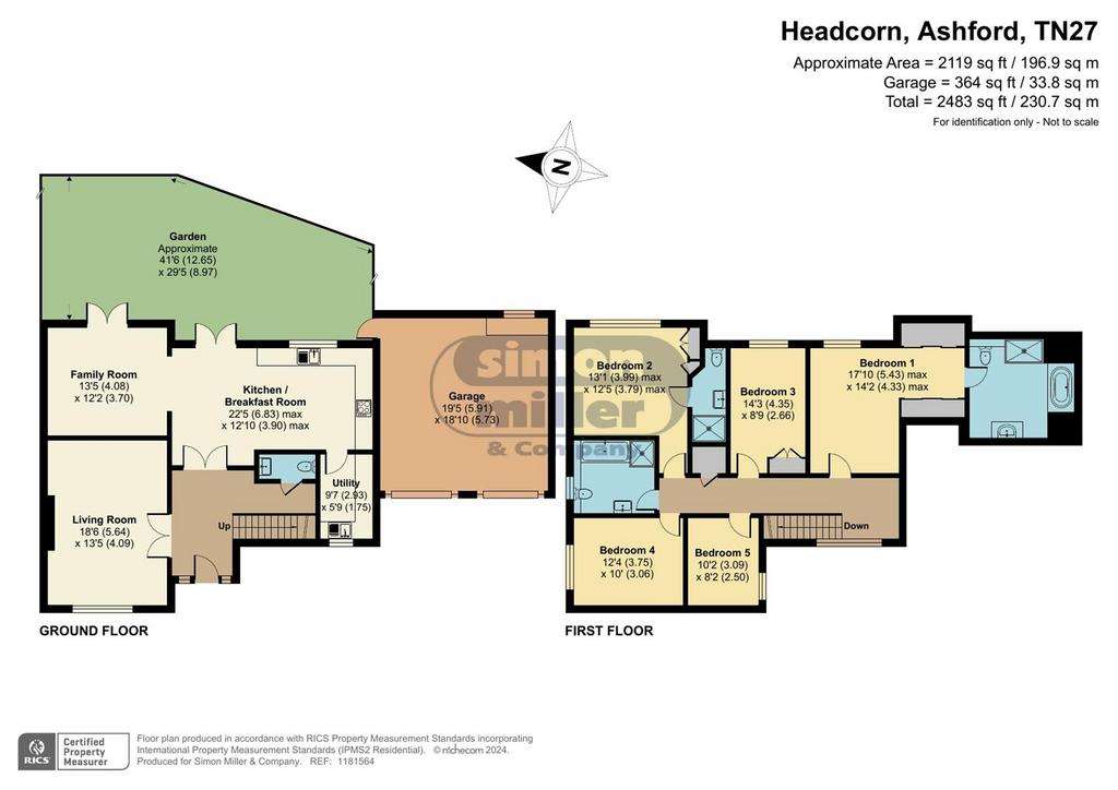 5 bedroom detached house for sale - floorplan