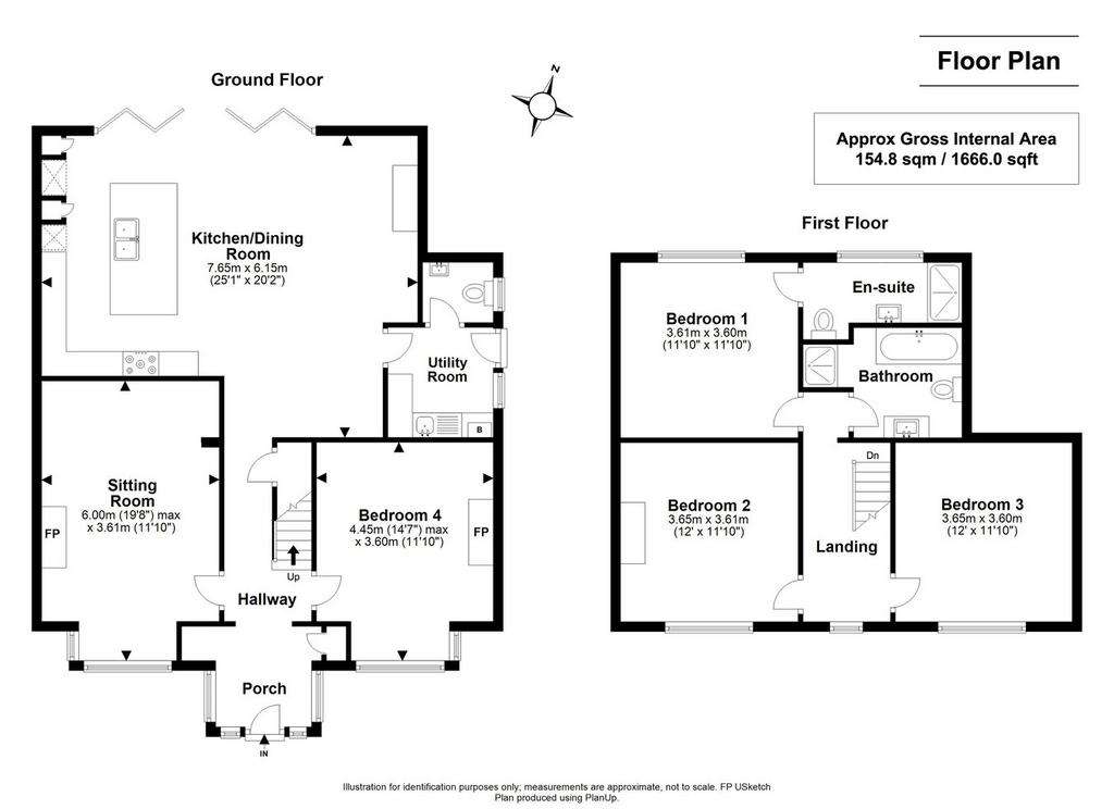 4 bedroom detached house for sale - floorplan