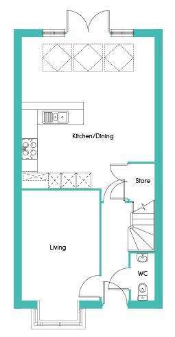 3 bedroom detached house to rent - floorplan