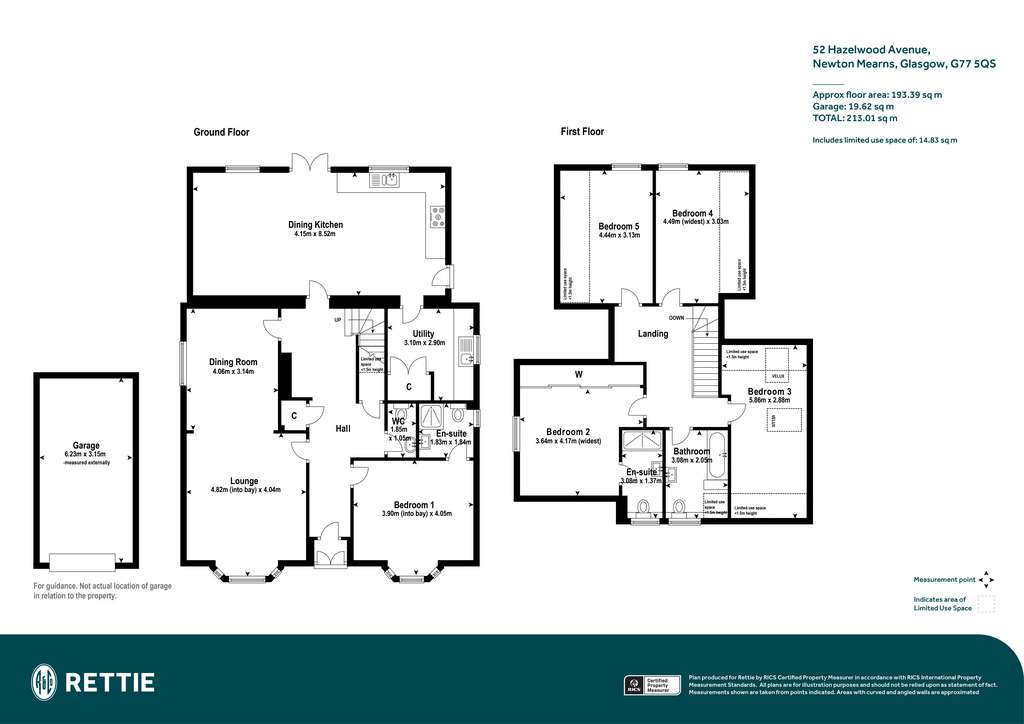 5 bedroom detached house for sale - floorplan