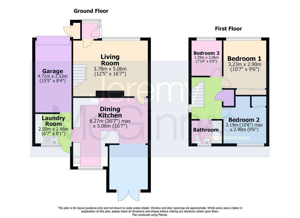 3 bedroom link-detached house for sale - floorplan