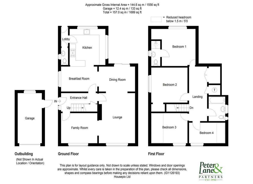 4 bedroom detached house for sale - floorplan