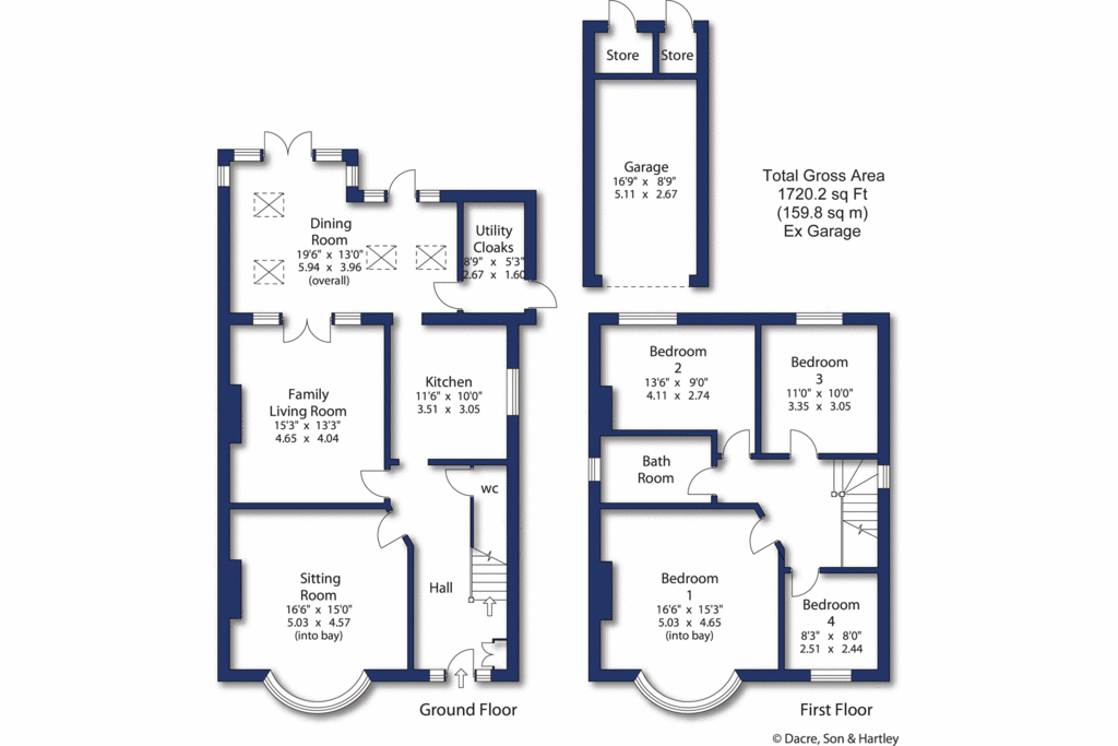 4 bedroom detached house for sale - floorplan