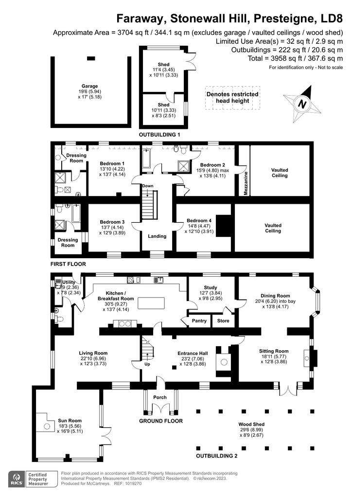 4 bedroom detached house for sale - floorplan