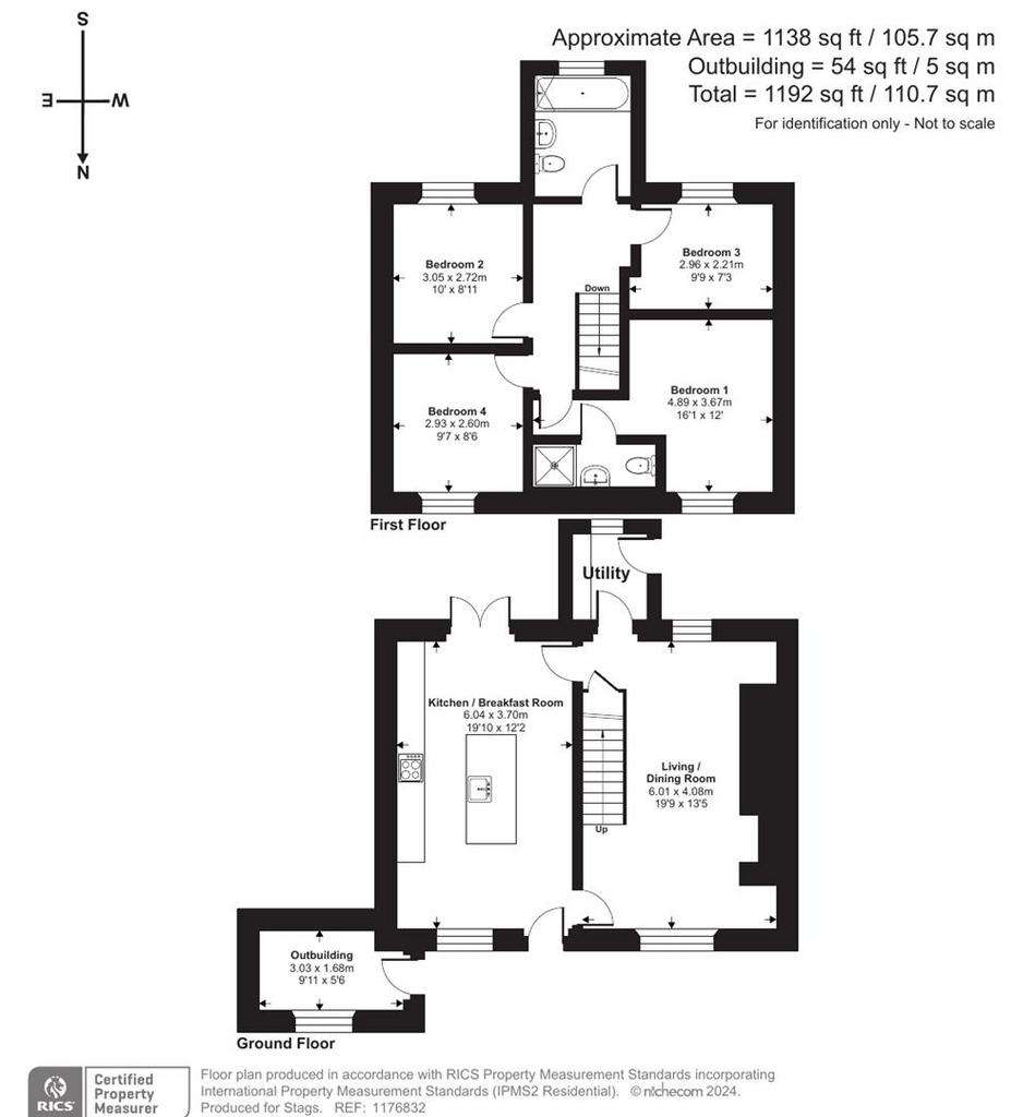 4 bedroom detached house for sale - floorplan