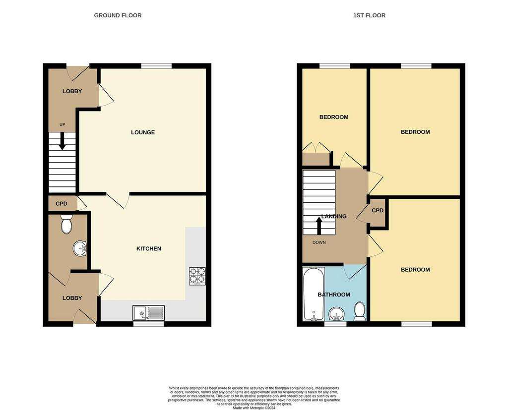 3 bedroom house for sale - floorplan