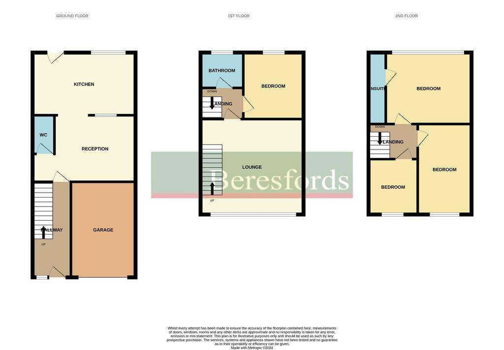 4 bedroom terraced house for sale - floorplan