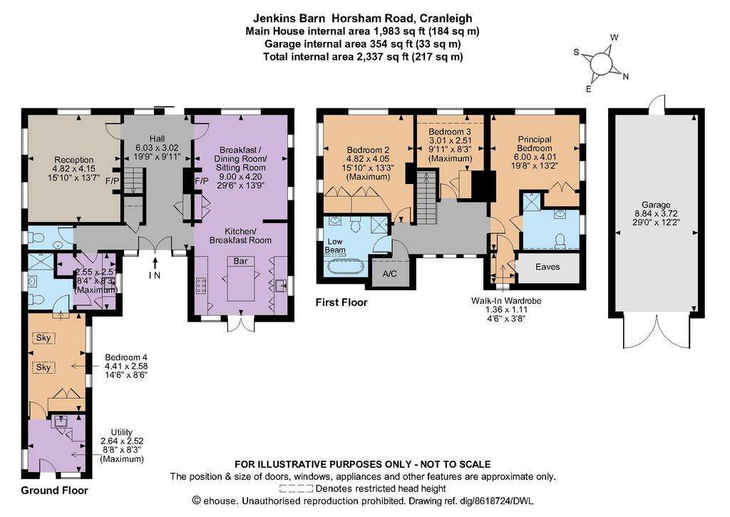 4 bedroom barn conversion for sale - floorplan