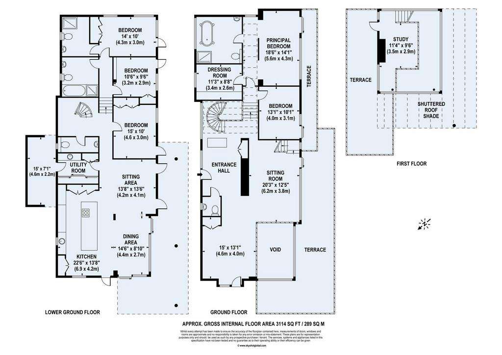 5 bedroom detached house for sale - floorplan