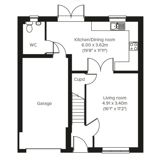 4 bedroom detached house for sale - floorplan