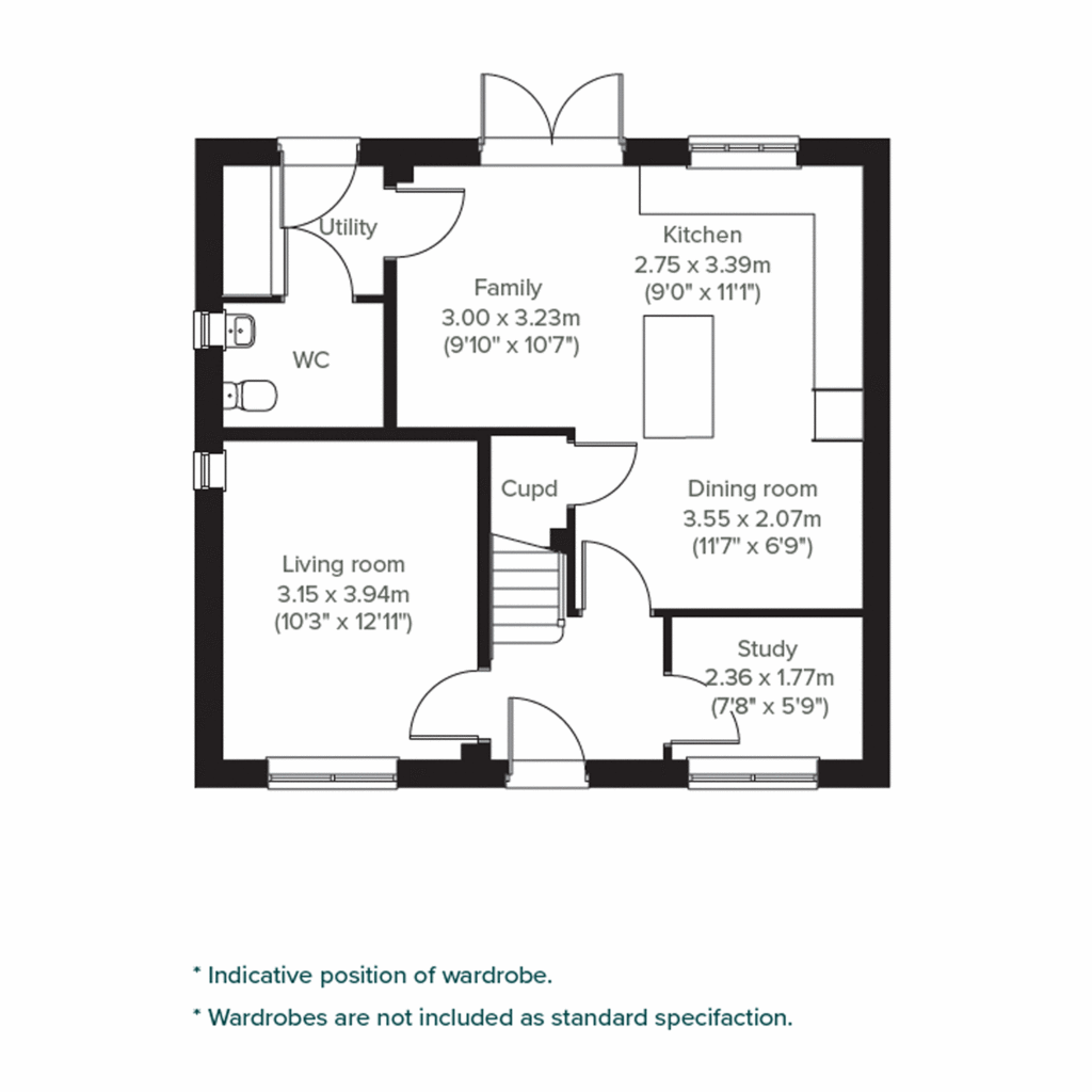 4 bedroom detached house for sale - floorplan