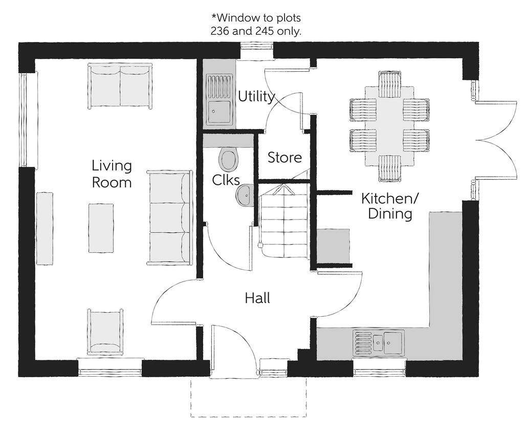 3 bedroom detached house for sale - floorplan