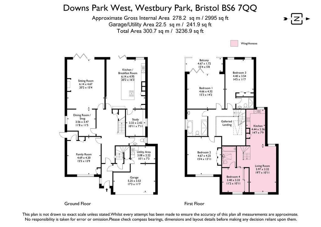 4 bedroom detached house for sale - floorplan