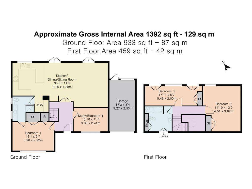 3 bedroom detached house for sale - floorplan