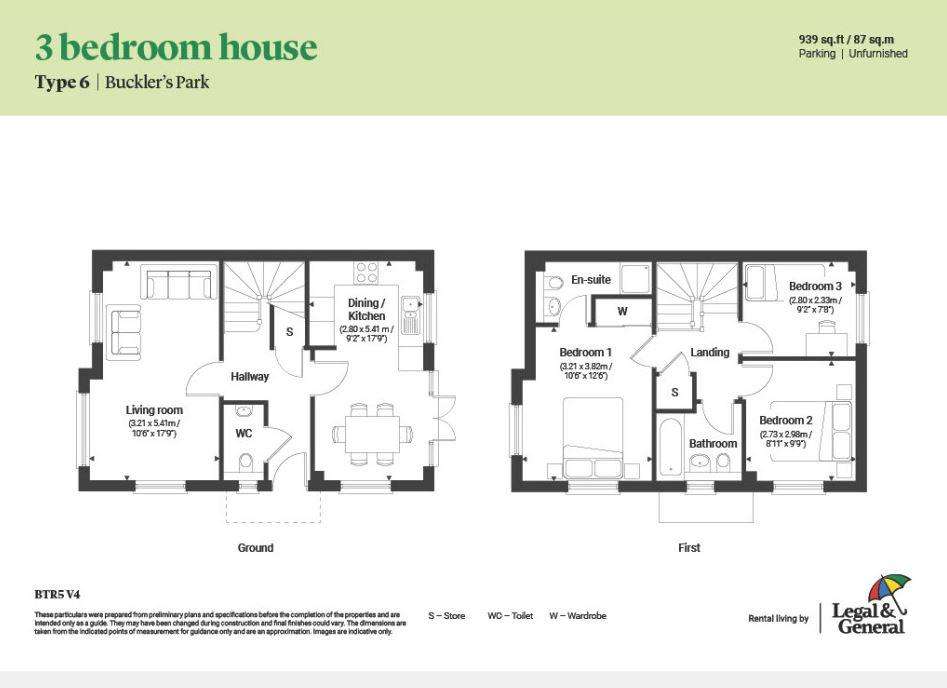 3 bedroom detached house to rent - floorplan