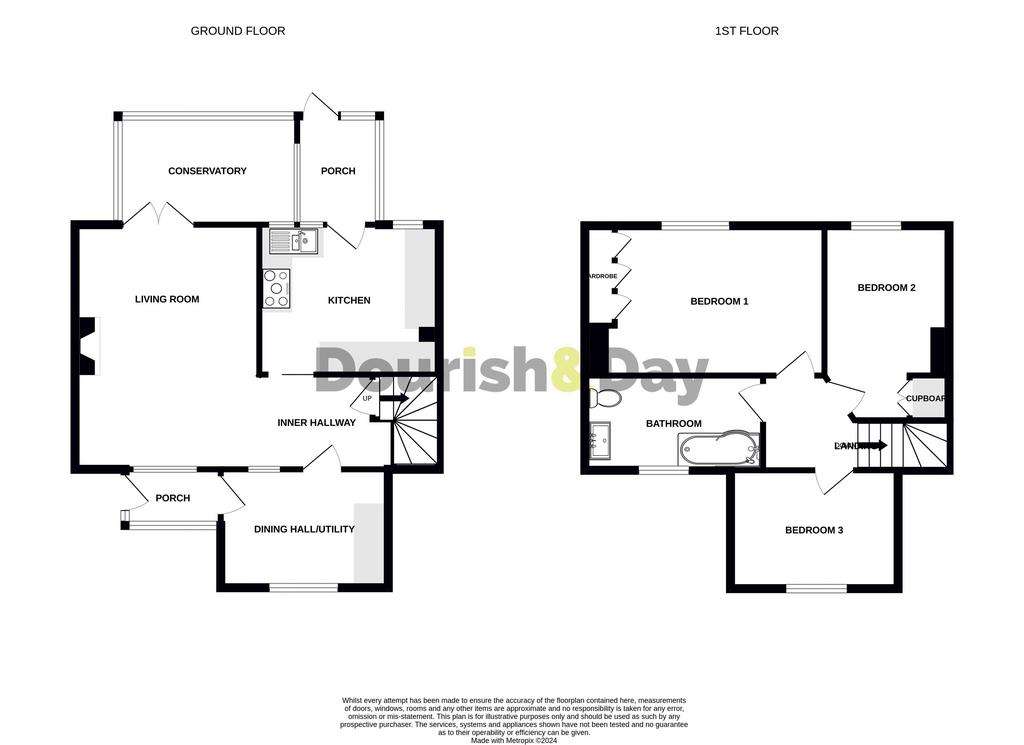 3 bedroom semi-detached house for sale - floorplan