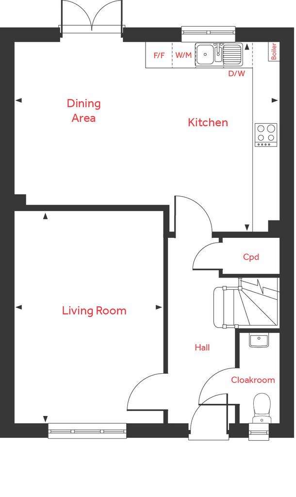 4 bedroom detached house for sale - floorplan