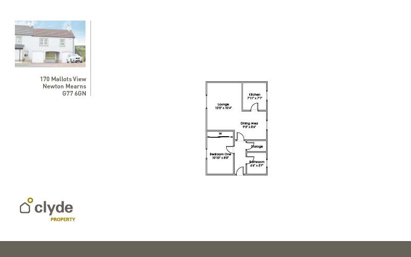 1 bedroom flat to rent - floorplan