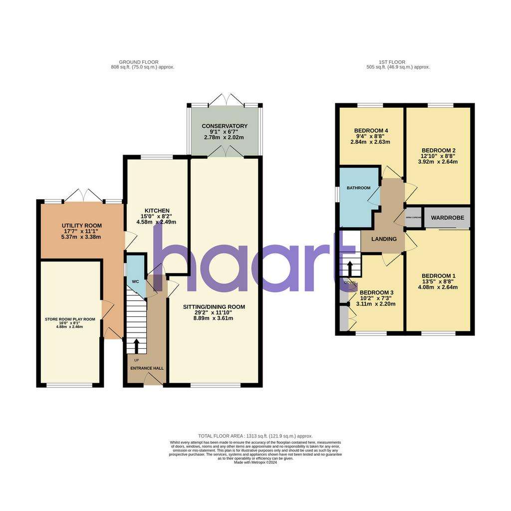 4 bedroom detached house for sale - floorplan