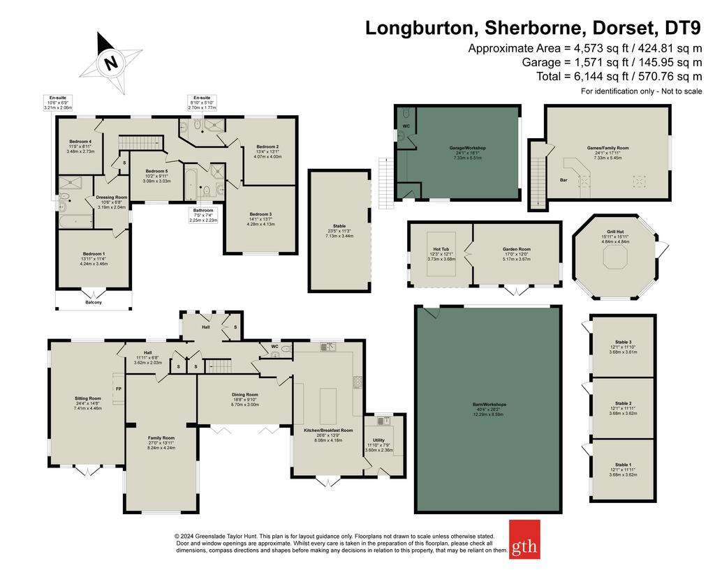 5 bedroom detached house for sale - floorplan