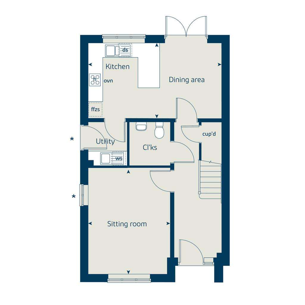 3 bedroom detached house for sale - floorplan