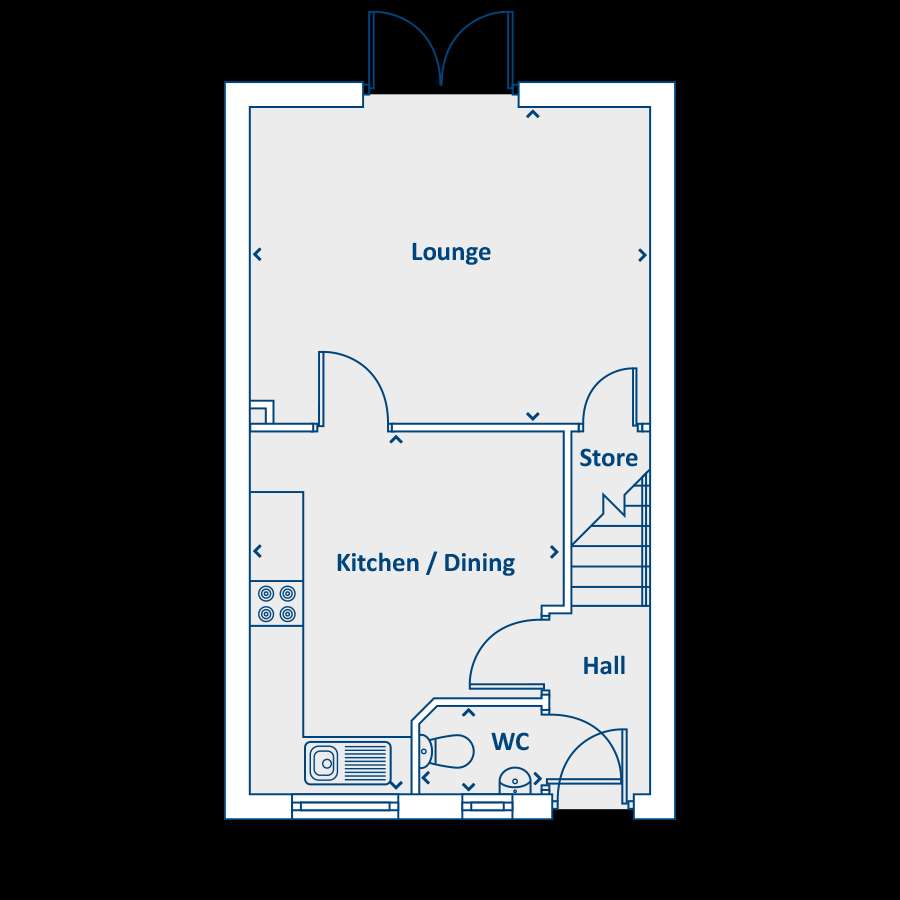 3 bedroom house for sale - floorplan