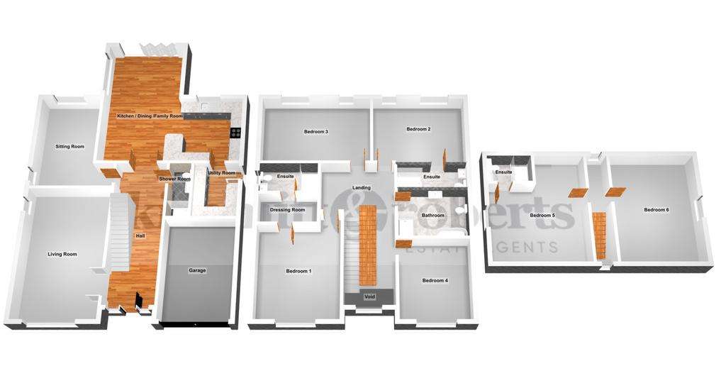 6 bedroom detached house for sale - floorplan