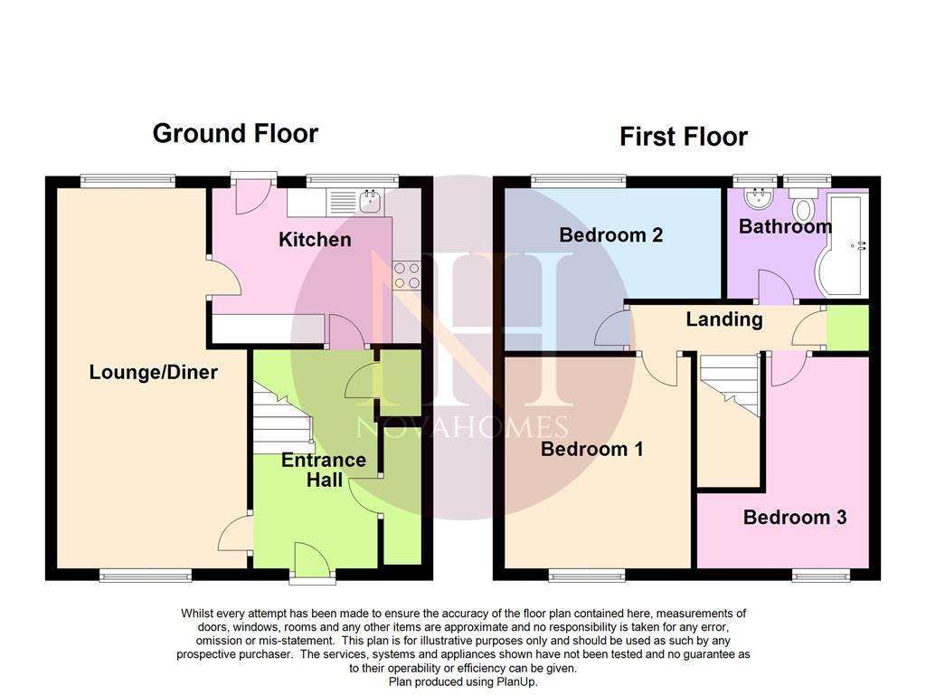 3 bedroom end of terrace house for sale - floorplan