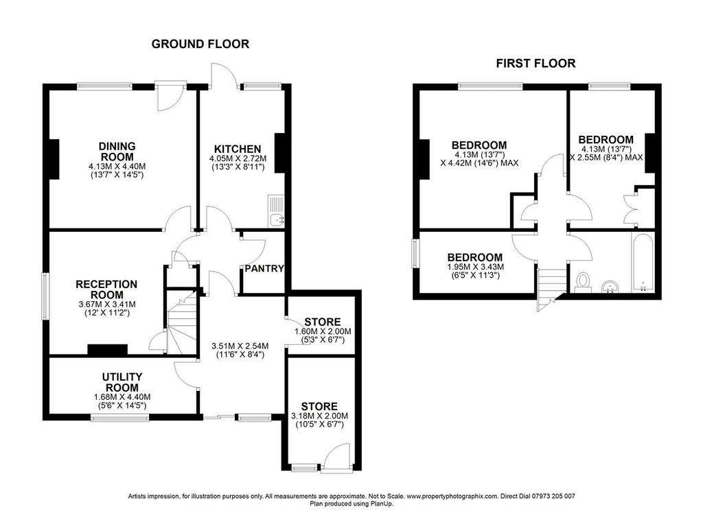 3 bedroom house for sale - floorplan