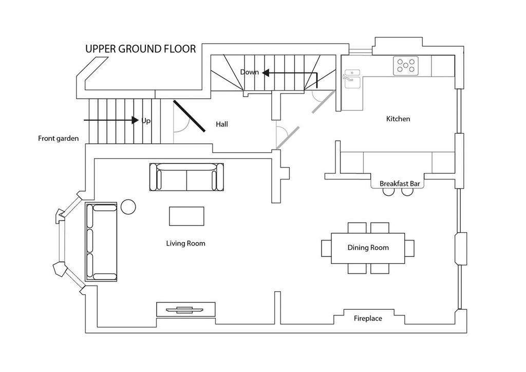 3 bedroom flat to rent - floorplan