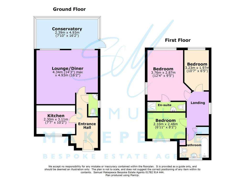 3 bedroom detached house for sale - floorplan