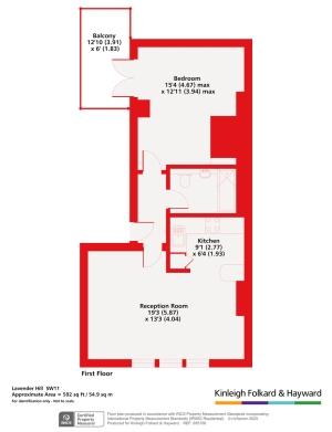 1 bedroom flat to rent - floorplan